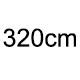 320cm