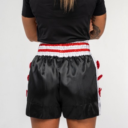 Thai Short. Negro. Lazo Rojo