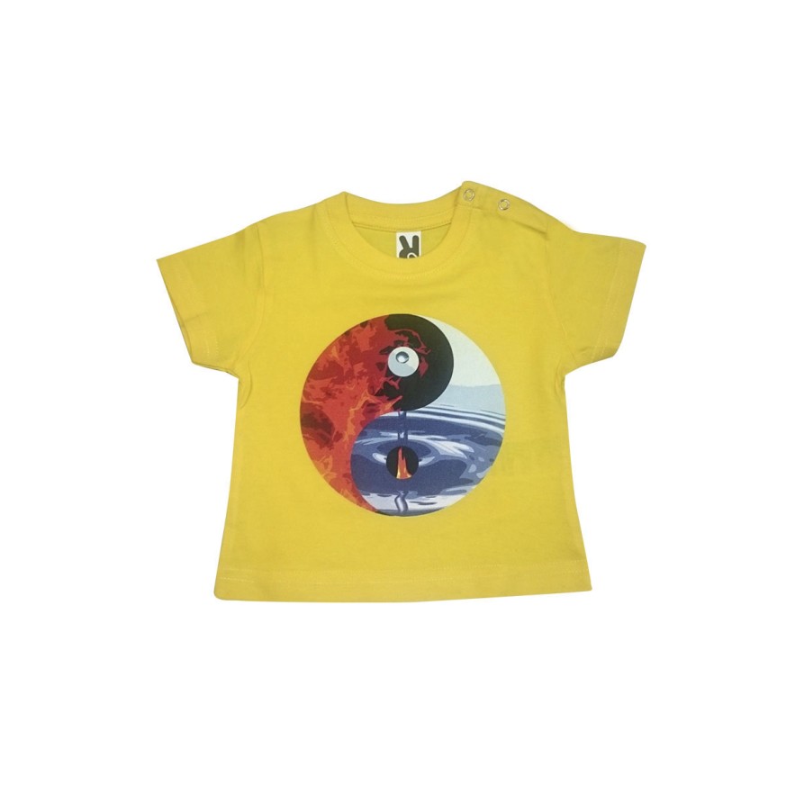 Camiseta Baby Kung Fu. Ying Yang