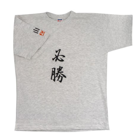 Camiseta Kanji. Gris