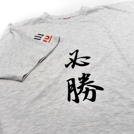 Camiseta Kanji. Gris