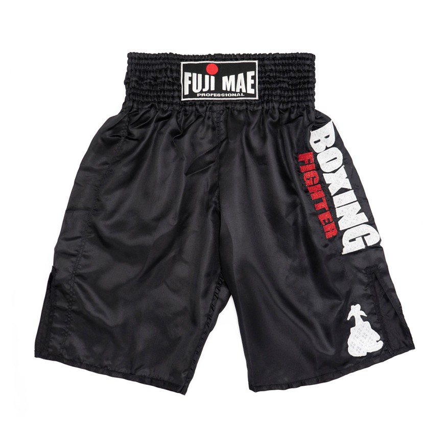 Shorts Boxe. Noir-Fighter