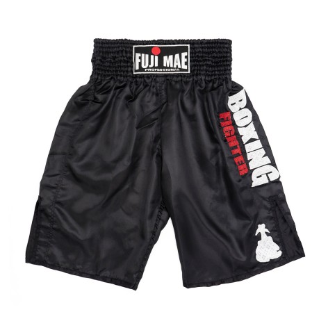 Boxing Shorts. Black-Fighter