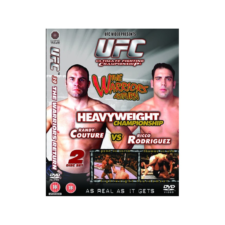 DVD : UFC Ultimate Fighting Championship 39