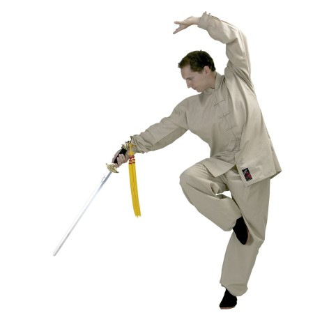 Tai Chi Uniform. Beige