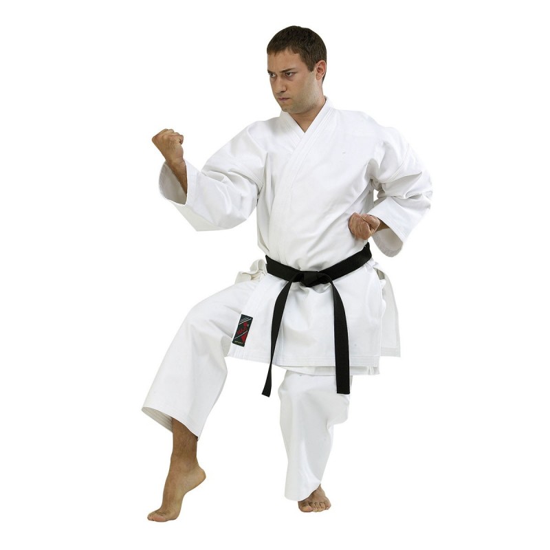 Aasta Karate Gi Traje Uniforme Artes Marciales Kit con cinturón blanco Mezcla de algodón de poliéster trajes de karate de judo Taekwondo para niños peso ligero 