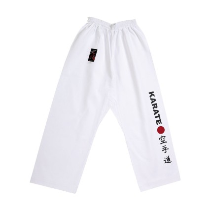 Pantalon Karate Japan. Blanco.