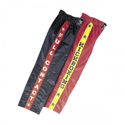 Kickboxing Trousers. Black/Red. 