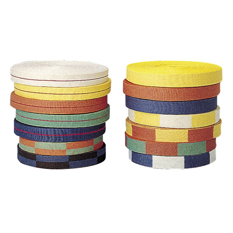Judo Two-colored Belt. Roll .50 m