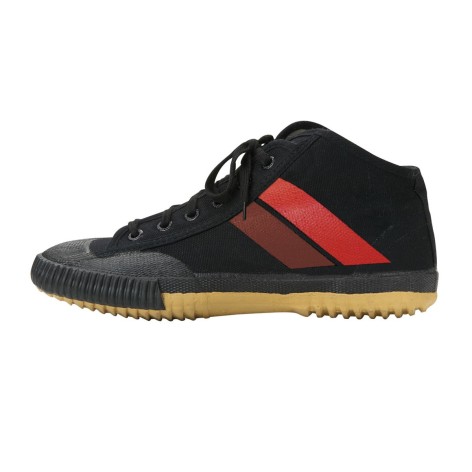 Wu Shu Hi-Top Shoes. Black