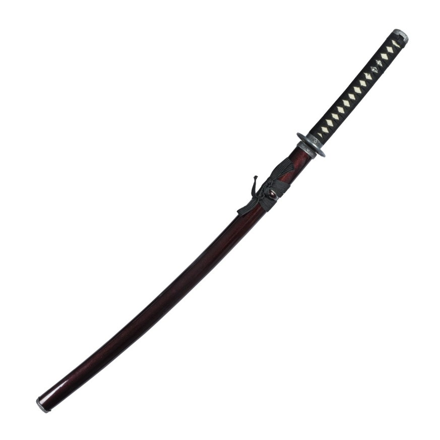 Stainless Steel Katana. Maroon