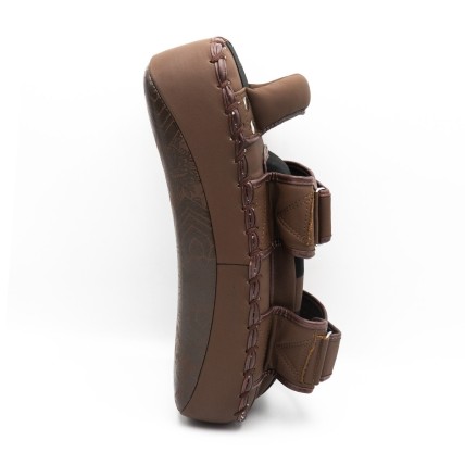 SakYant II Leather Kick Pad QS. Brown/Silver