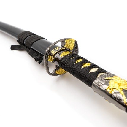 Stainless Steel Katana. Black