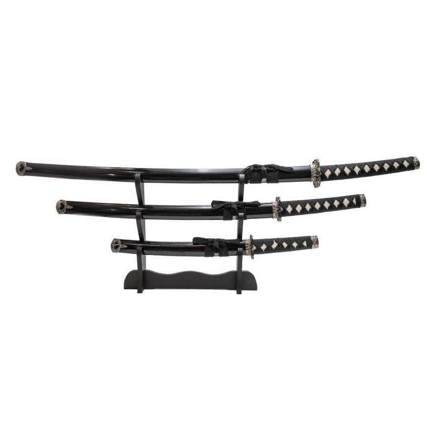 3pcs Katana Set. Black