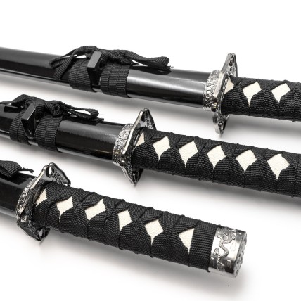 Set Katana 3pcs. Noir