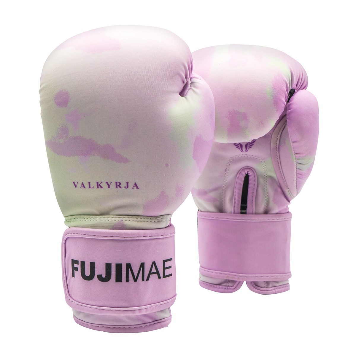 GANTS BOXE VALKYRJA Couleur Rose Taille 8 OZ Bicolore Noir/Blanc